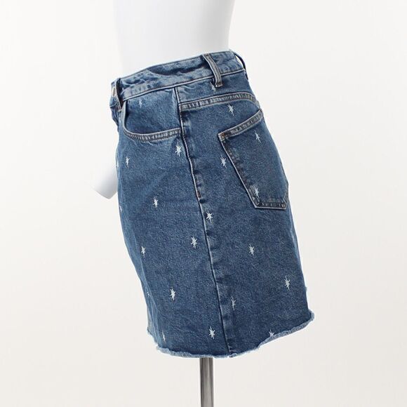 Maje Jianki Embroidered Denim Mini Skirt - Picture 3 of 5